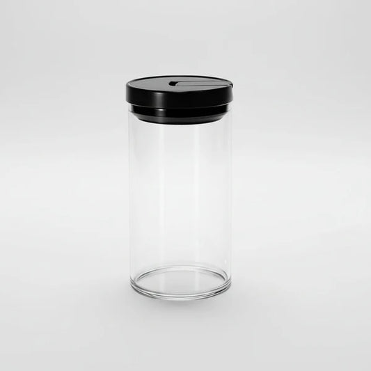 HARIO Sealed Glass Canister 1000mL - Black